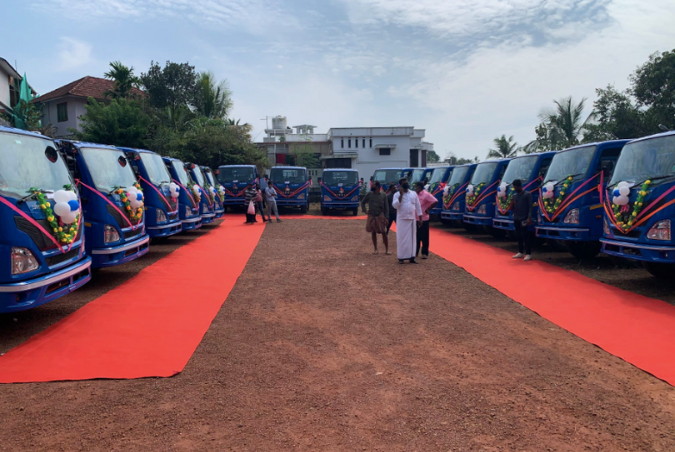We are delighted to deliver 30 units of Pro 2055 DSD trucks to our customers from Kannur, to be used in the laterite stone transportation